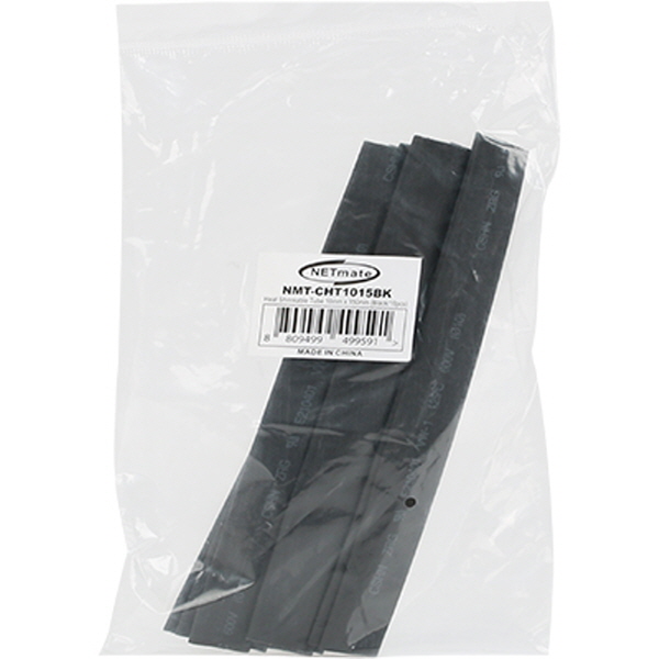NETmate NMT-CHT1015BK 10.8x150mm 열 수축튜브 (블랙/10EA)