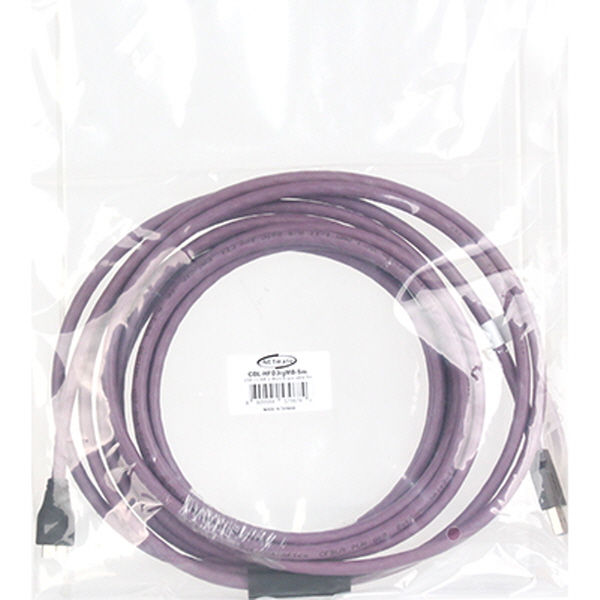 NETmate CBL-HFD3igMB-5m USB3.0 High-Flex AM-MicroB 리피터 5m (독일 igus 선재)