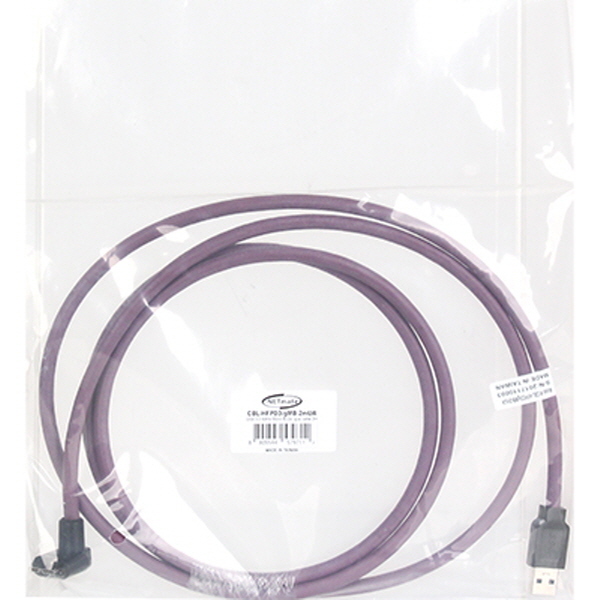 NETmate CBL-HFPD3igMB-2mUA USB3.0 High-Flex AM-MicroB 케이블 2m (독일 igus 선재/꺾임)