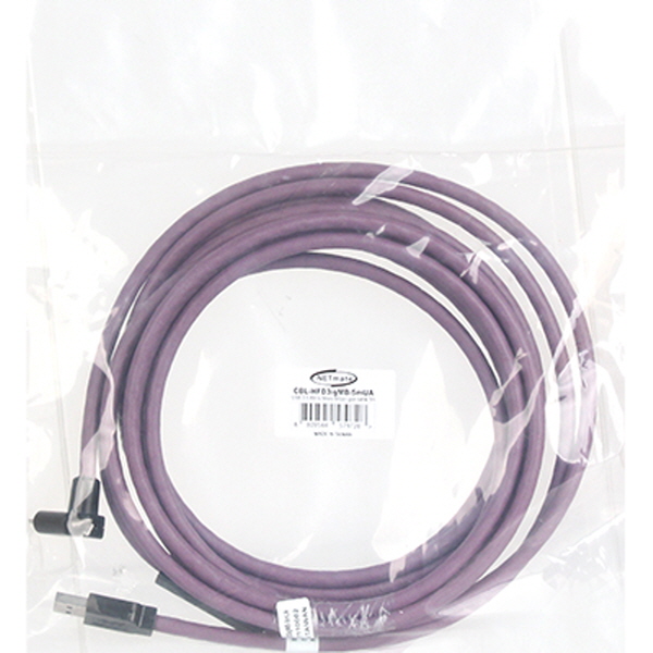 NETmate CBL-HFD3igMB-5mUA USB3.0 High-Flex AM-MicroB 리피터 5m (독일 igus 선재/꺾임)