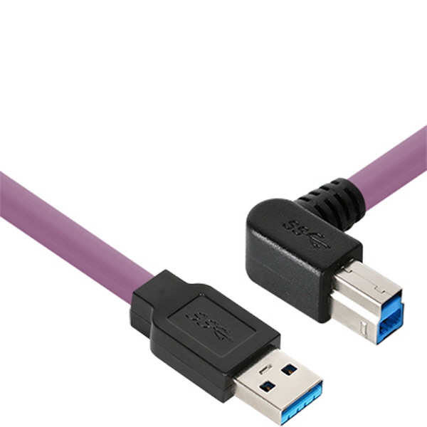 NETmate CBL-HFPD3ig-2mLA USB3.0 High-Flex AM-BM 케이블 2m (독일 igus 선재/igus/꺾임)
