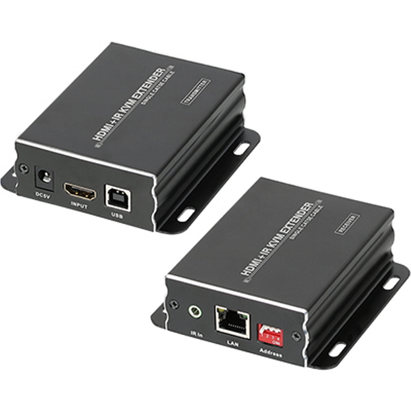 NETmate NM-RVA120MM HDMI KVM 리피터(로컬 + 리모트)(Ethernet Base 120m)