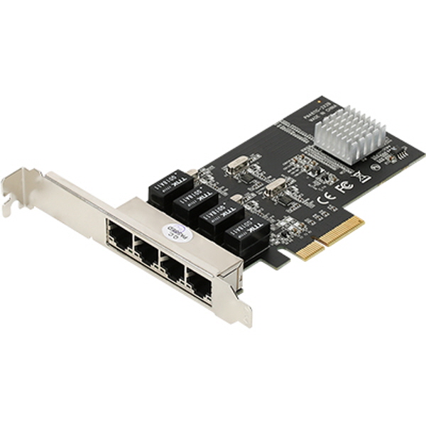 NETmate N-450 PCI Express 쿼드 기가비트 랜카드(Realtek)(슬림PC겸용)