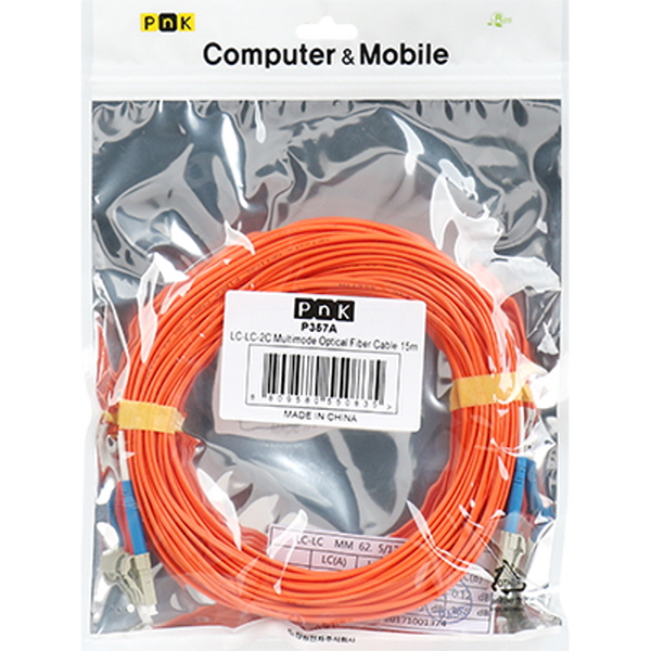 PnK P357A 광점퍼코드 LC-LC-2C-멀티모드 15m