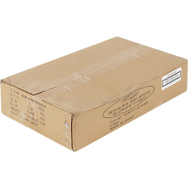 NETmate NM-AM400WH 다용도 메탈 받침대 (400x240x80mm/화이트)