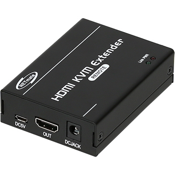 NETmate NM-QMS3305R 국산 HDMI KVM IP 리피터 리모트 유닛(Ethernet Base 150m)