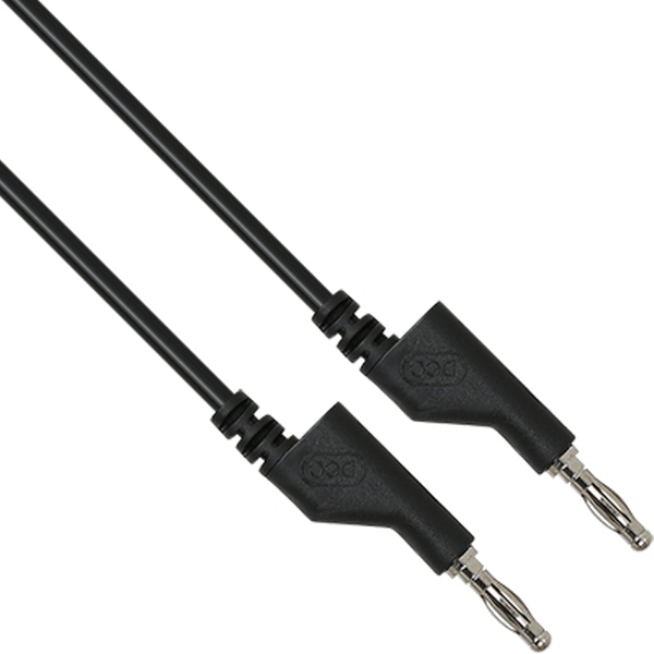 NETmate NMC-BB05B 바나나 플러그/잭 케이블 0.5m (블랙)