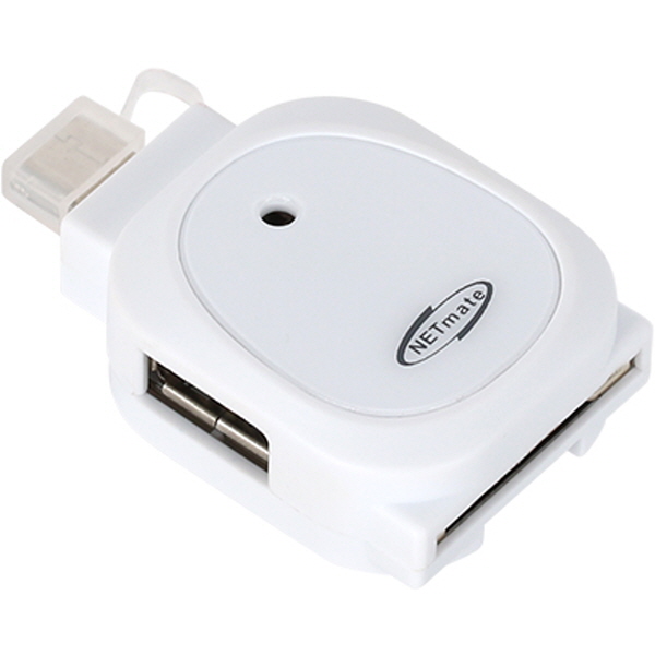 NETmate NM-MCR01 USB3.1 Type C 2포트 2 in 1 멀티 허브