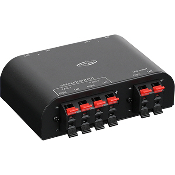 NETmate NM-GS266 2채널 스피커 선택 분배기(셀렉터)(스프링 클립식 터미널)