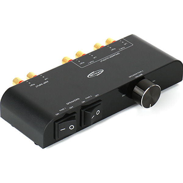 NETmate NM-GS270 2채널 스피커 선택 분배기(셀렉터)(바나나 잭)