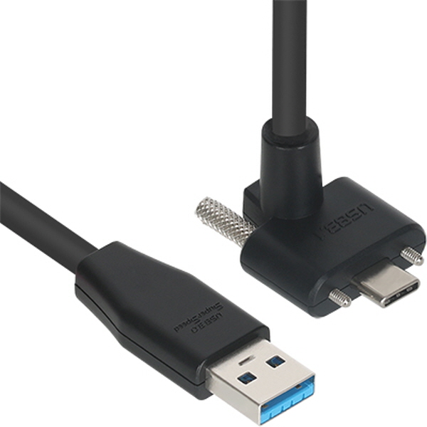 NETmate CBL-PU3.1G1XS-2mUA USB3.1 Gen1 AM-CM(Lock) 케이블 2m (상하 꺾임)