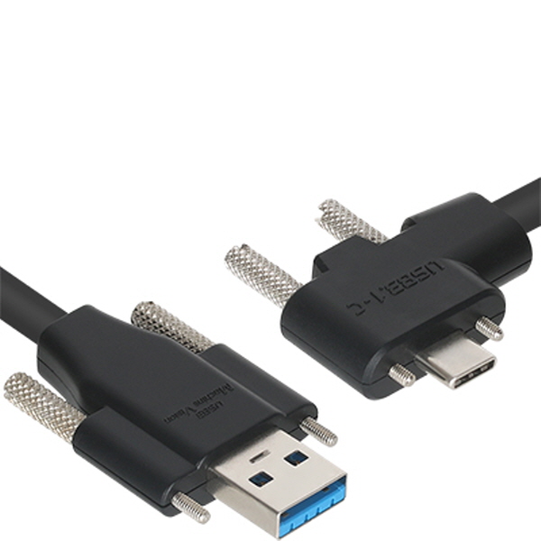 NETmate CBL-PU3.1G1SS-2mLA USB3.1 Gen1 AM(Lock)-CM(Lock) 케이블 2m (좌우 꺾임)