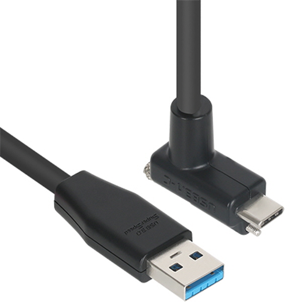 NETmate CBL-PU3.1G1XO-2mDA USB3.1 Gen1 AM-CM(Lock) 케이블 2m (상하 꺾임)