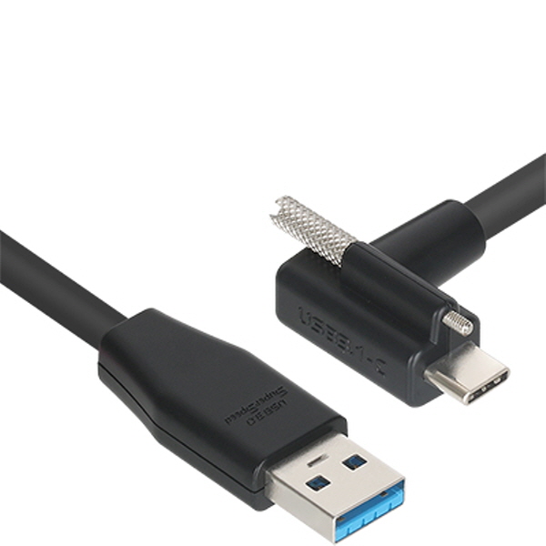 NETmate CBL-PU3.1G1XO-5mLA USB3.1 Gen1 AM-CM(Lock) 케이블 5m (좌우 꺾임)