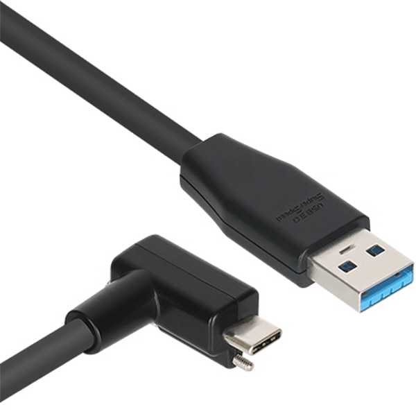 NETmate CBL-PU3.1G1XO-5mLA USB3.1 Gen1 AM-CM(Lock) 케이블 5m (좌우 꺾임)