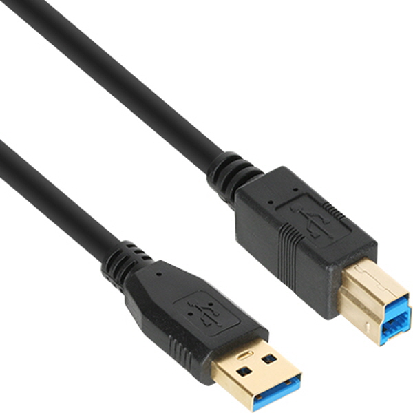 NETmate NM-UB320BKZ USB3.0 AM-BM 케이블 2m (블랙)
