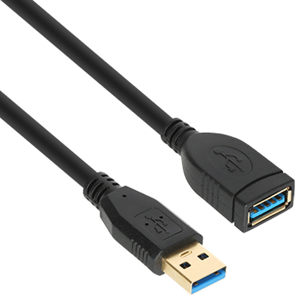 NETmate NM-UF330BKZ USB3.0 연장 AM-AF 케이블 3m (블랙)