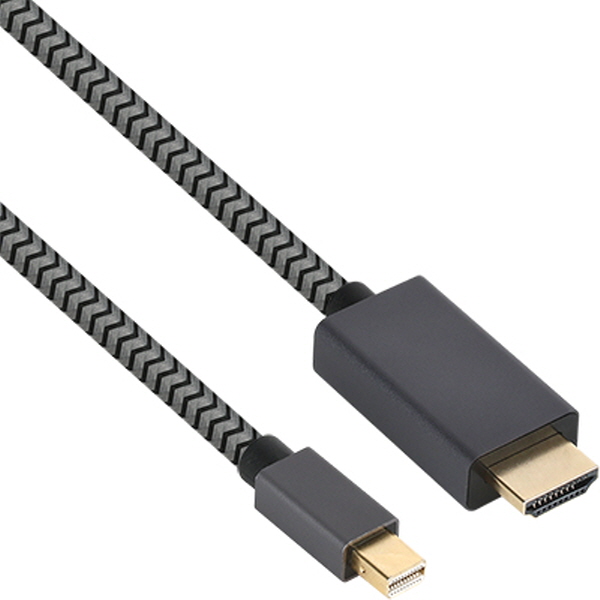 NETmate NMC-MH02A Mini DisplayPort 1.2 to HDMI 2.0 케이블 2m