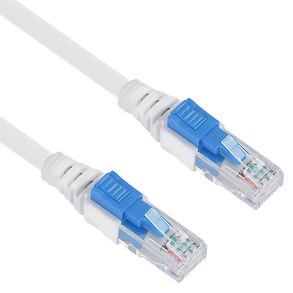 [표준제품]KW KW6005S CAT.6 UTP 기가비트 보안 랜 케이블 0.5m