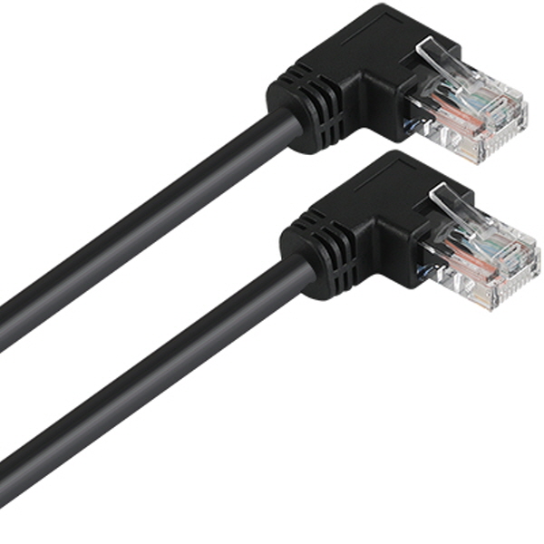 [표준제품]KW KW502R CAT.5E UTP 랜 케이블 2m (오른쪽 꺾임)