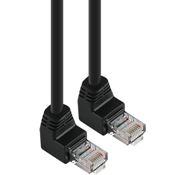[표준제품]KW KW515U CAT.5E UTP 랜 케이블 15m (위쪽 꺾임)