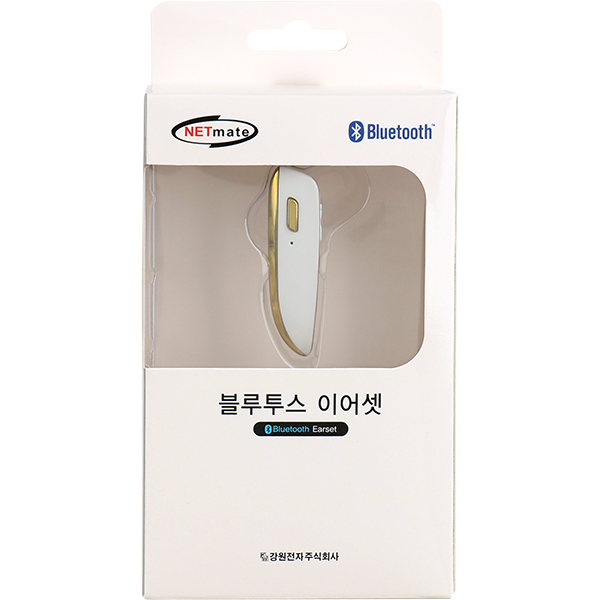 NETmate NM-ZP30W 블루투스 이어셋(화이트)