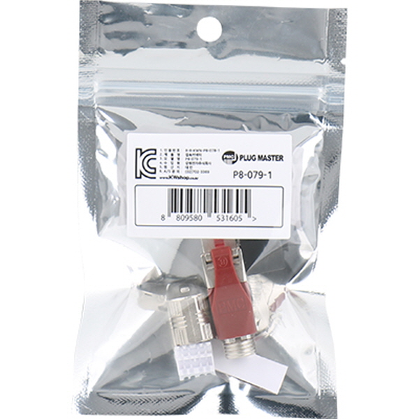 PLUG MASTER P8-079-1 CAT.8 Toolless RJ-45 플러그(낱개/스크류 타입)