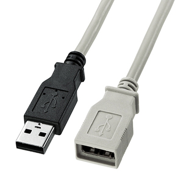 SANWA KU-EN05K USB2.0 연장 AM-AF 케이블 0.5m