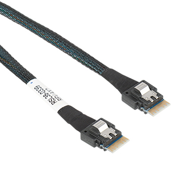 NETmate NM-SA05 내장형 Slimline SAS(SFF-8654) 케이블 0.5m