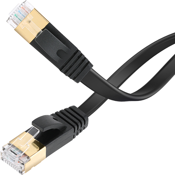 NETmate NMC-UF703S CAT.7 STP 다이렉트 FLAT 케이블 0.3m