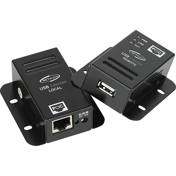 NETmate KW-411C USB2.0 1포트 리피터(RJ-45/50m)(전원 아답터 포함)