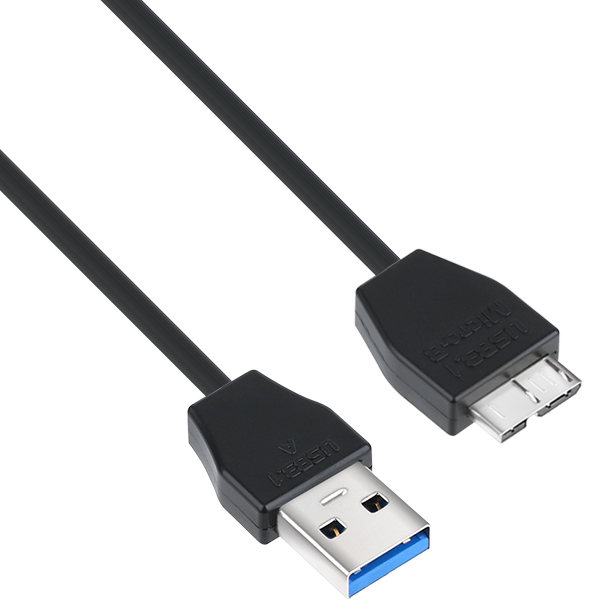 NETmate CBL-32USPD302MB-1M USB3.0 AM-MicroB Ultra Slim 케이블 1m