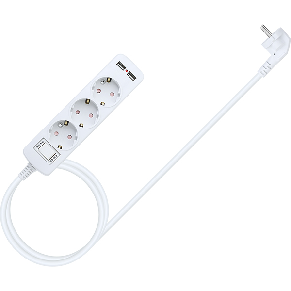 SAFE 멀티탭 NM-WB330 USB 2포트 3구 접지 3m