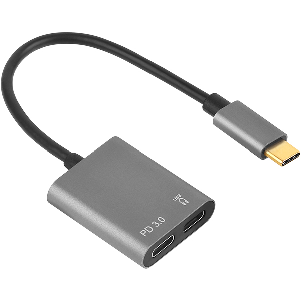 NETmate NM-TCS03 USB-C to Audio(USB-C) + PD 컨버터(이어폰 듀얼젠더)