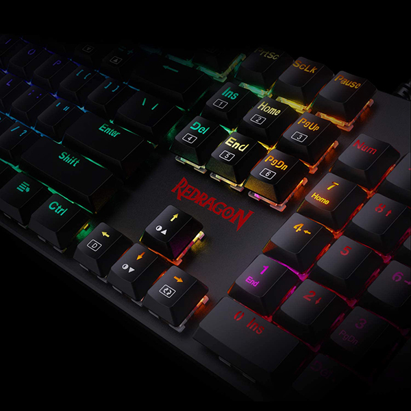 Redragon SHRAPNEL K589RGB Low Profile RGB 게이밍 키보드 (적축)