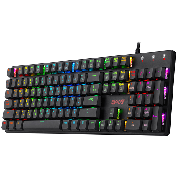 Redragon SHRAPNEL K589RGB Low Profile RGB 게이밍 키보드 (갈축)