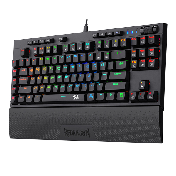 Redragon BROADSWORD K588RGB RGB 게이밍 키보드 (적축)