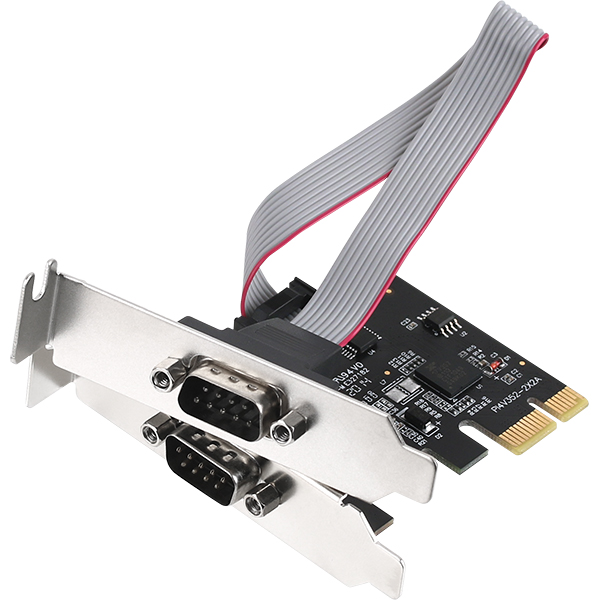 NETmate I-560 2포트 PCI Express 시리얼카드(슬림PC겸용)