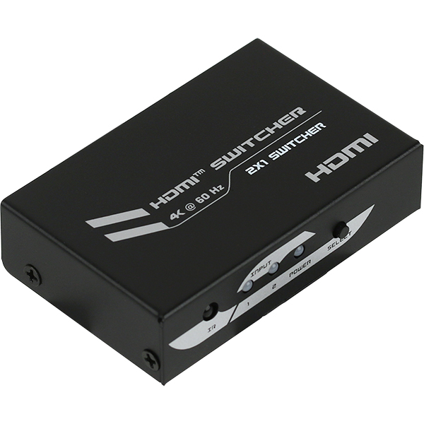 NETmate NM-PTS02 4K 60Hz HDMI 2.0 2:1 선택기(리모컨)