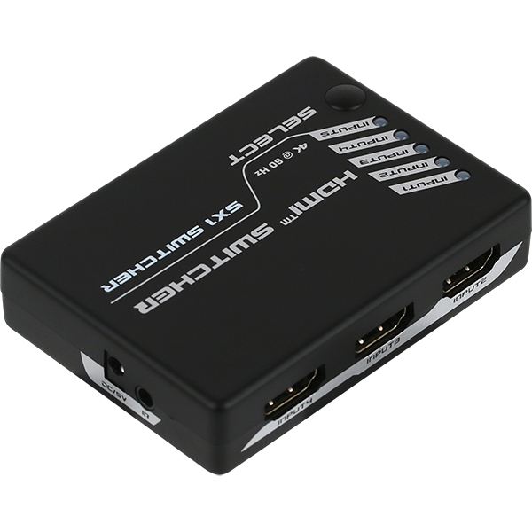 NETmate NM-PTS05 4K 60Hz HDMI 2.0 5:1 선택기(리모컨)