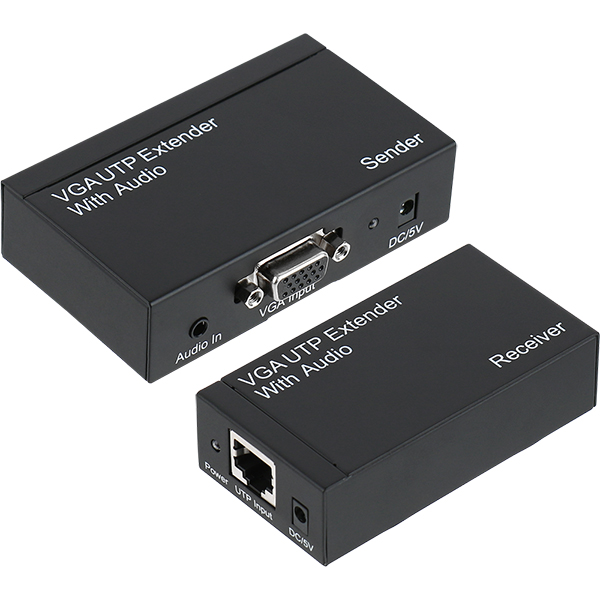 NETmate NM-PTR01 VGA(RGB) 1:2 리피터(로컬 + 리모트)(300m)