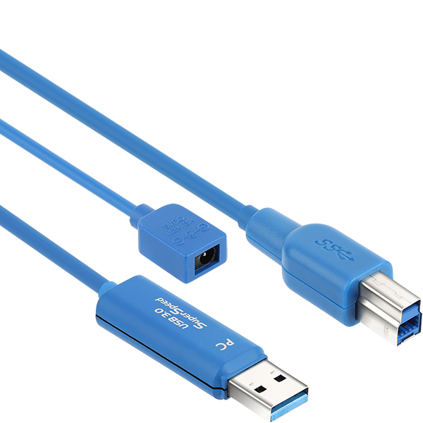 NETmate CBL-U3AOC02N-10M USB3.0 Hybrid AOC AM-BM 리피터 10m
