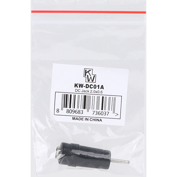KW KW-DC01A 5.5x2.1 to 2.0x0.6mm 아답터 변환 잭
