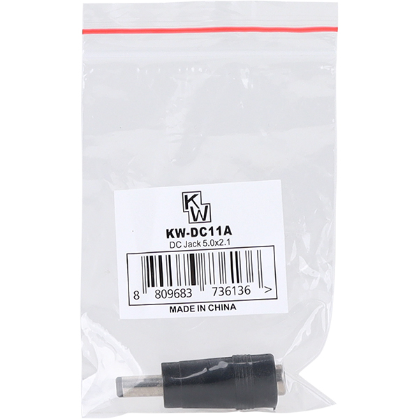 KW KW-DC11A 5.5x2.1 to 5.0x2.1mm 아답터 변환 잭