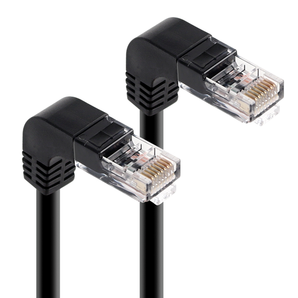 [표준제품]KW KW510DN CAT.5E UTP 랜 케이블 10m (아래쪽 꺾임)