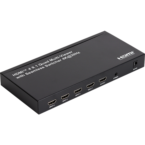 NETmate NM-PTS04 멀티뷰어 HDMI 4:1 Seamless 선택기