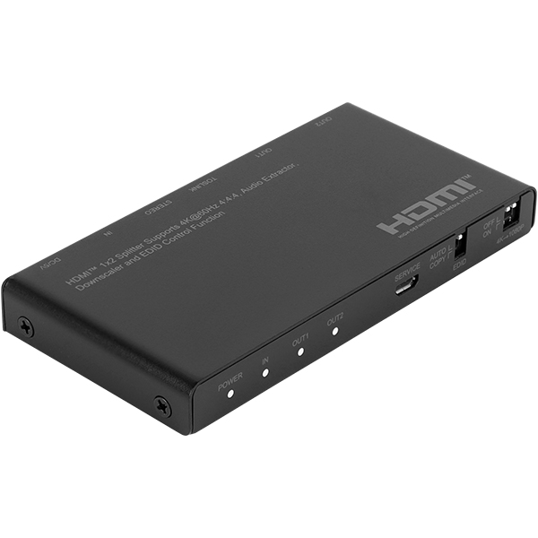 NETmate NM-PTS06 4K 60Hz HDMI 2.0 1:2 분배기 (오디오 디임베더)
