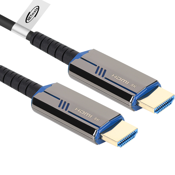 NETmate NM-HAP70BL HDMI2.1 Hybrid AOC 케이블 70m (블루)