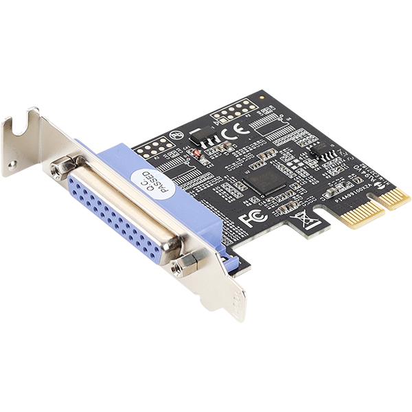 NETmate I-570 1포트 PCI Express 패러럴카드(슬림PC겸용)