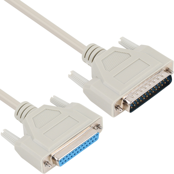 NETmate NMC-NF10GN 25핀 M/F 연장 케이블 1m